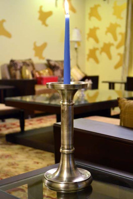 14% OFF on AG Gifts Brass, Silver Plated 1 - Cup Candle Holder Silver, Pack of 1