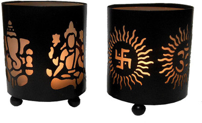 25% OFF on Allure Designs Iron 2 - Cup Tealight Holder Set Brown, Pack of 2 25% OFF on Allure Designs Iron 2 - Cup Tealight Holder Set Brown, Pack of 2