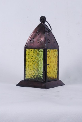 Accentdecor Iron 1 - Cup Tealight Holder Yellow, Pack of 1 Accentdecor Iron 1 - Cup Tealight Holder Yellow, Pack of 1