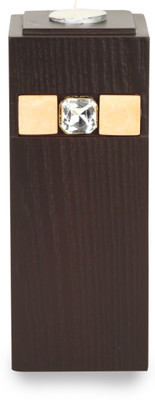 Cocktail Wooden 1 - Cup Candle Holder Brown, Pack of 1 Cocktail Wooden 1 - Cup Candle Holder Brown, Pack of 1