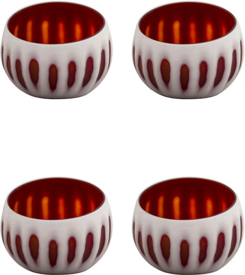 84% OFF on Sutra Decor Romance Glass 4 - Cup Tealight Holder Set Red, Pack of 4 84% OFF on Sutra Decor Romance Glass 4 - Cup Tealight Holder Set Red, Pack of 4