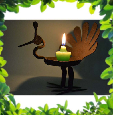 53% OFF on Chinhhari Arts Peacock candle stand Iron 1 - Cup Candle Holder Black, Pack of 1 53% OFF on Chinhhari Arts Peacock candle stand Iron 1 - Cup Candle Holder Black, Pack of 1