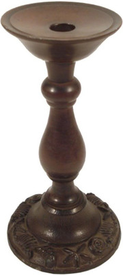 29% OFF on GolMaalShop Aluminium Candle Holder Brown, Pack of 3