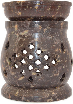 20% OFF on Kriti Creations Stone Aroma Lamps Stoneware 1 - Cup Tealight Holder Black, Pack of 1