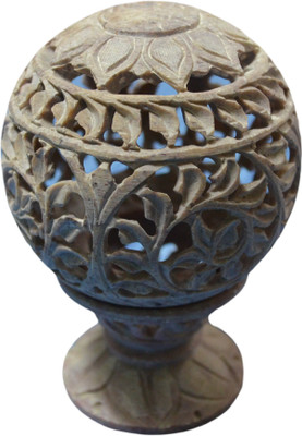 76% OFF on Artist Haat Stoneware Tealight Holder Beige, Pack of 1