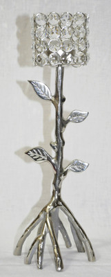 44% OFF on Lal Haveli Steel 1 - Cup Candle Holder Silver, Pack of 1