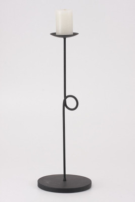 Goyal India Iron 1 - Cup Candle Holder Black, Pack of 1