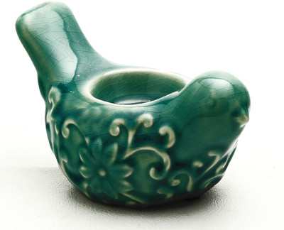 37% OFF on Aapno Rajasthan Ceramic Bird Ceramic 1 - Cup Tealight Holder Green, Pack of 1 37% OFF on Aapno Rajasthan Ceramic Bird Ceramic 1 - Cup Tealight Holder Green, Pack of 1