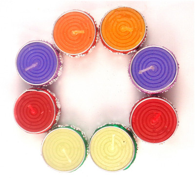 16% OFF on Bagrab Sparkling Multicolor - Set of 8 Aluminium 8 - Cup Tealight Holder Multicolor, Pack of 8 16% OFF on Bagrab Sparkling Multicolor - Set of 8 Aluminium 8 - Cup Tealight Holder Multicolor, Pack of 8