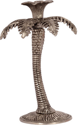 57% OFF on Bharat Handicrafts Aluminium Candle Holder Silver, Pack of 1