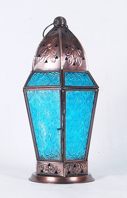 5% OFF on Accentdecor Iron 1 - Cup Tealight Holder Blue, Pack of 1