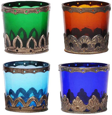 50% OFF on Home and Bazaar Glass, Iron 1 - Cup Candle Holder Multicolor, Pack of 4 50% OFF on Home and Bazaar Glass, Iron 1 - Cup Candle Holder Multicolor, Pack of 4