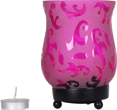 50% OFF on Parkash Candle Eye Pleasing Glass, Iron Tealight Holder Pink, Pack of 2 50% OFF on Parkash Candle Eye Pleasing Glass, Iron Tealight Holder Pink, Pack of 2