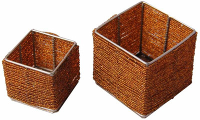 81% OFF on Sutra Decor Multipurpose Cuttery Iron 2 - Cup Tealight Holder Set Yellow, Pack of 2