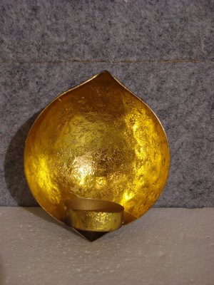 Fusion Gallery Iron 1 - Cup Candle Holder Gold, Pack of 1 Fusion Gallery Iron 1 - Cup Candle Holder Gold, Pack of 1