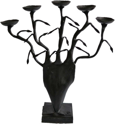 45% OFF on Chinhhari Arts Tree Candle stand Iron 5 - Cup Candle Holder Black, Pack of 1 45% OFF on Chinhhari Arts Tree Candle stand Iron 5 - Cup Candle Holder Black, Pack of 1