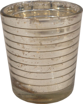 40% OFF on Golmall Shop Glass 1 - Cup Tealight Holder Silver, Pack of 1