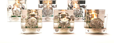 18% OFF on Importwala Glass Tlite Set of Asstd Pcs Glass Tealight Holder Set Clear, Pack of 6 18% OFF on Importwala Glass Tlite Set of Asstd Pcs Glass Tealight Holder Set Clear, Pack of 6