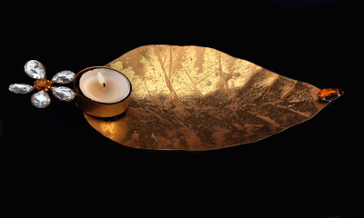 50% OFF on Indigo Creatives Brass Candle Holder Gold, Pack of 1 50% OFF on Indigo Creatives Brass Candle Holder Gold, Pack of 1