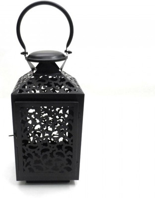 Indian Reverie Iron Candle Holder Black, Pack of 1 Indian Reverie Iron Candle Holder Black, Pack of 1