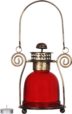 50% OFF on Parkash Candle Metallic Charm Glass, Iron Tealight Holder Red, Pack of 2 50% OFF on Parkash Candle Metallic Charm Glass, Iron Tealight Holder Red, Pack of 2