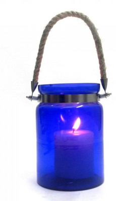 27% OFF on Indian Reverie Glass Tealight Holder Blue, Pack of 1 27% OFF on Indian Reverie Glass Tealight Holder Blue, Pack of 1