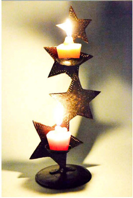 35% OFF on Chinhhari Arts Christmas Candle stand Iron 2 - Cup Candle Holder Black, Pack of 1 35% OFF on Chinhhari Arts Christmas Candle stand Iron 2 - Cup Candle Holder Black, Pack of 1