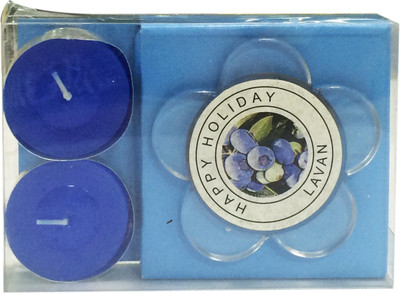 Toygully Glass 2 - Cup Tealight Holder Set Blue, Pack of 3 Toygully Glass 2 - Cup Tealight Holder Set Blue, Pack of 3