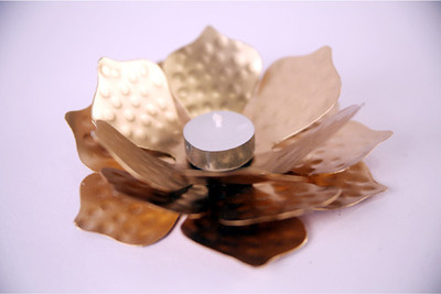 33% OFF on Wink Lotus Petal Cast Iron 1 - Cup Tealight Holder Gold, Pack of 1 33% OFF on Wink Lotus Petal Cast Iron 1 - Cup Tealight Holder Gold, Pack of 1