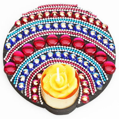 9% OFF on Ghasitaram Gifts Floating Multicolor T-Lite Plastic Tealight Holder Multicolor, Pack of 1