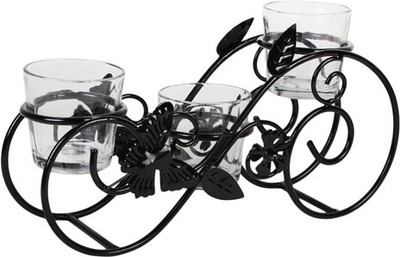 42% OFF on Elliss Collections Steel 3 - Cup Tealight Holder Black, Pack of 1 42% OFF on Elliss Collections Steel 3 - Cup Tealight Holder Black, Pack of 1