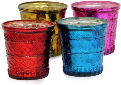 50% OFF on Gifts By Meeta Glass 4 - Cup Tealight Holder Set Multicolor, Pack of 4 50% OFF on Gifts By Meeta Glass 4 - Cup Tealight Holder Set Multicolor, Pack of 4