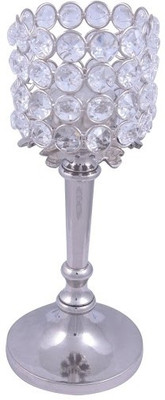 10% OFF on Metallic Kreationz Aluminium, Crystal 1 - Cup Tealight Holder Steel, Pack of 1 10% OFF on Metallic Kreationz Aluminium, Crystal 1 - Cup Tealight Holder Steel, Pack of 1