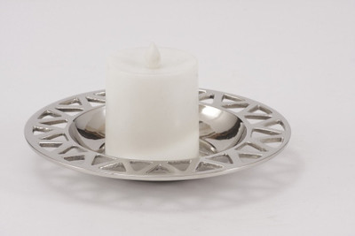 75% OFF on Goyal India Aluminium 1 - Cup Candle Holder Silver, Pack of 1 75% OFF on Goyal India Aluminium 1 - Cup Candle Holder Silver, Pack of 1