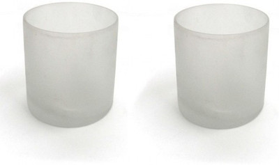50% OFF on Indian Reverie Glass Tealight Holder White, Pack of 2