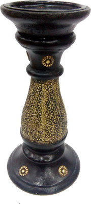 48% OFF on RajLaxmi Wooden 1 - Cup Candle Holder Black, Gold, Pack of 1 48% OFF on RajLaxmi Wooden 1 - Cup Candle Holder Black, Gold, Pack of 1