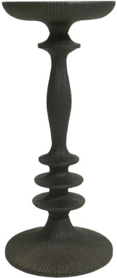 37% OFF on GolMaalShop Aluminium Tealight Holder Black, Pack of 2