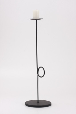 5% OFF on Goyal India Iron 1 - Cup Candle Holder Black, Pack of 1