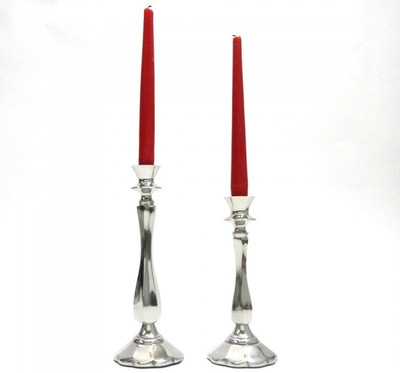 23% OFF on Indian Reverie Aluminium, Glass Candle Holder Set Silver, Pack of 2 23% OFF on Indian Reverie Aluminium, Glass Candle Holder Set Silver, Pack of 2