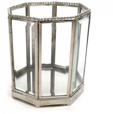 38% OFF on Indian Reverie Glass Tealight Holder Clear, Silver, Pack of 1 38% OFF on Indian Reverie Glass Tealight Holder Clear, Silver, Pack of 1