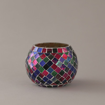 28% OFF on Indecrafts Glass 1 - Cup Tealight Holder Multicolor, Pack of 1 28% OFF on Indecrafts Glass 1 - Cup Tealight Holder Multicolor, Pack of 1