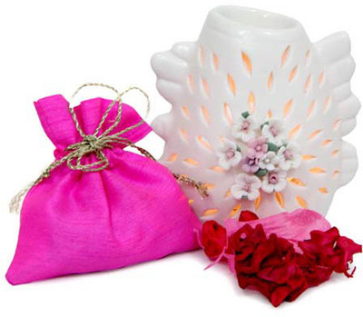 50% OFF on Gifts By Meeta Ceramic Tealight Holder White, Pack of 1 50% OFF on Gifts By Meeta Ceramic Tealight Holder White, Pack of 1