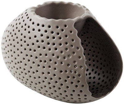 Foyer Ceramic Tealight Holder Brown, Pack of 1 Foyer Ceramic Tealight Holder Brown, Pack of 1