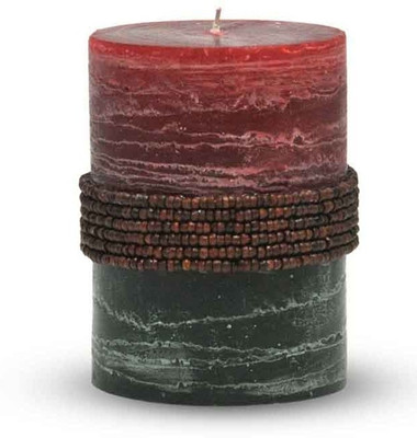 Pride & Joy Arts Rustic Beads Candle Pride & Joy Arts Rustic Beads Candle