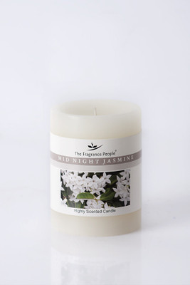 10% OFF on The Fragrance People Medium Pillar 3 x 4 Jasmine Candle