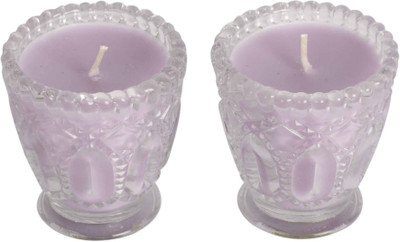 4% OFF on Marvel Living Small Designer Glass Candle