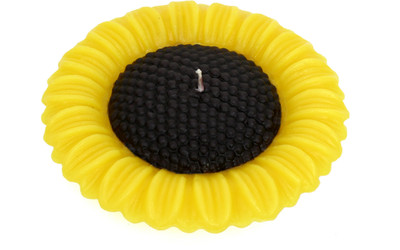 Pride & Joy Arts Sunflower Big Candle