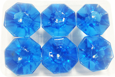 AadiShakti Festive Special Set of 6 Blue Gel Floating Candle