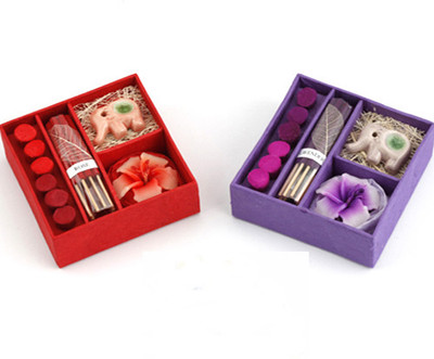 9% OFF on Ghasitaram Gifts Set of 2 Incense Sets (Square) Candle