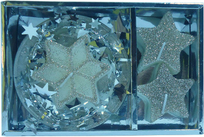 72% OFF on Abee Fancy Decorative Silver Star Shape Gift Pack Candle 72% OFF on Abee Fancy Decorative Silver Star Shape Gift Pack Candle